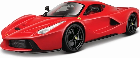 Metalinis automobilio modelis 1:18 FERRARI LaFerrari raudonas nuo Bburago