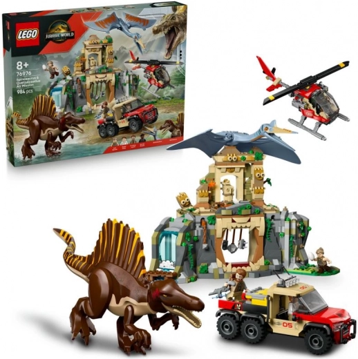 LEGO® Jurassic World 76976 Skrydis su spinozauru ir kvetzalkoatliu