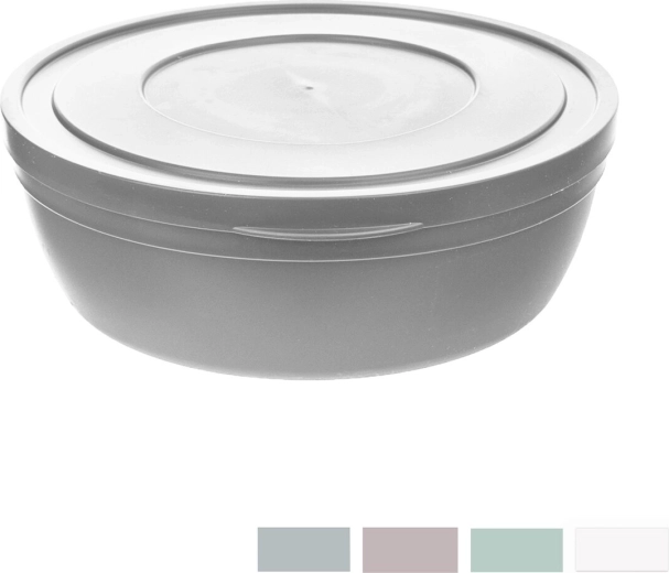 Plastikinis dubuo su dangčiu Kapa Flat 21,5 cm (spalvų mišinys)