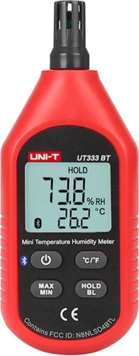 Uni-T mini temperatūros ir drėgmės matuoklis su Bluetooth