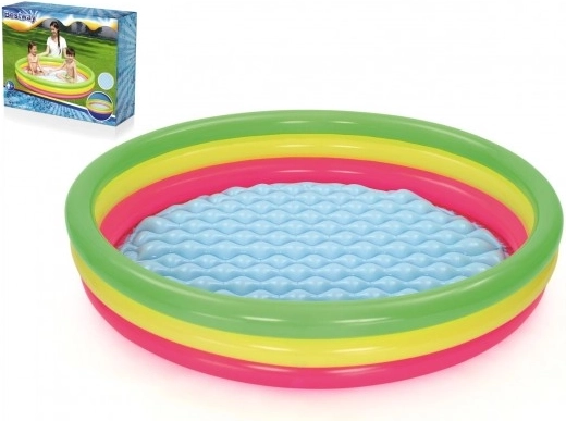 Pripučiams vaikų baseinėlis BESTWAY 152 cm – vaivorykštinis
