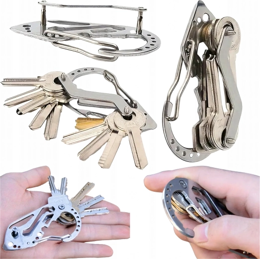 Quick attachment with spring carabiner