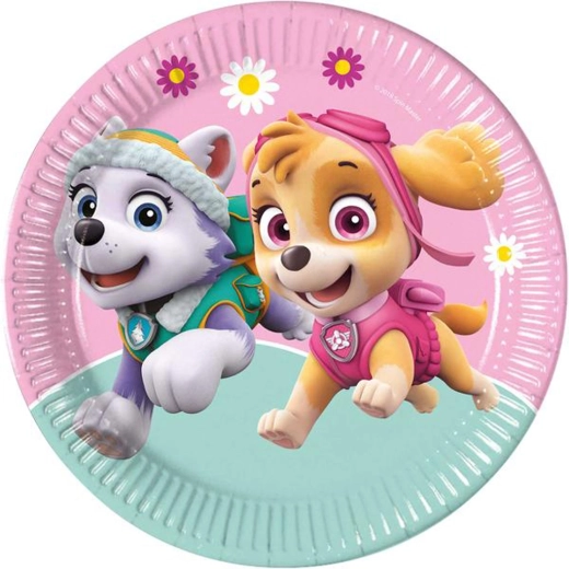 Popierinės lėkštės PAW PATROL 23 cm, 8 vnt.