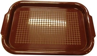 Plastic serving tray 47 × 33 cm – color mix
