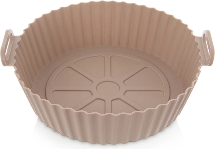 Silicone Air Fryer Liner 23 cm, Beige