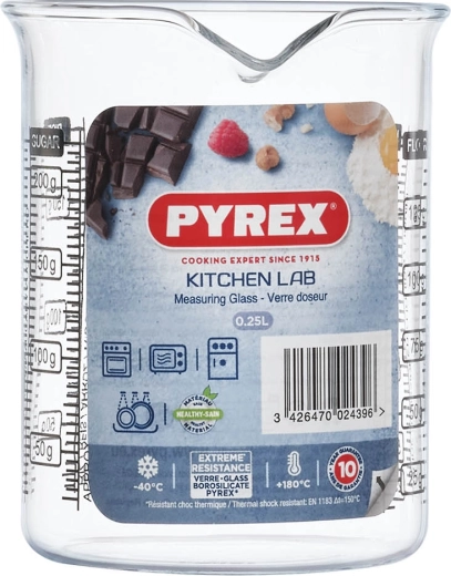 Stiklinis matavimo indas PYREX 0,25 l