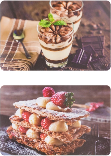 Plastic placemat Sweet break 43 × 28 cm, assorted designs