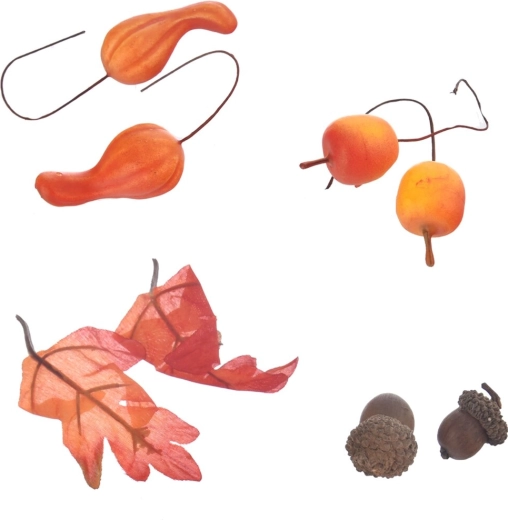 Rudens dekoracija mix – dekoracijų rinkinys (8 vnt.)