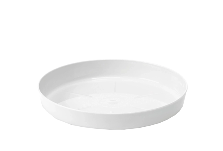 Lamela white saucer for flower pots 25 cm