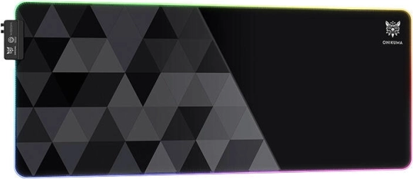 RGB gaming mouse pad ONIKUMA large black