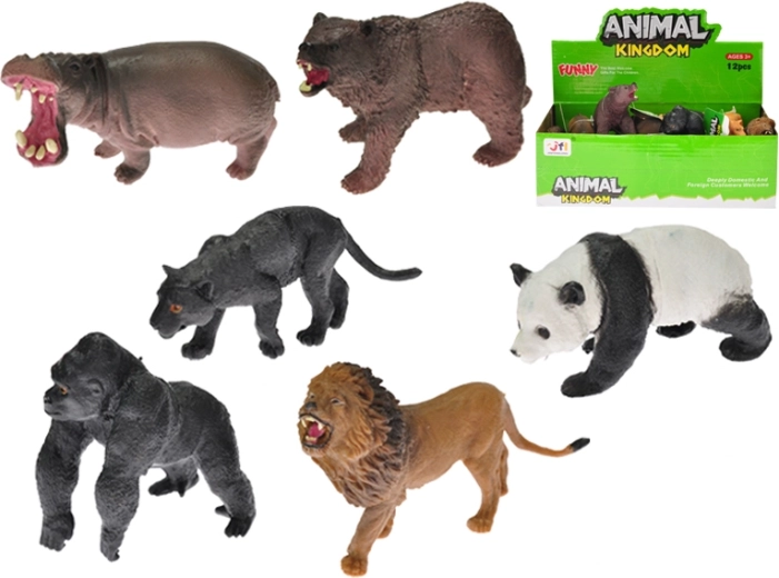 Safari gyvūnėliai 8–10 cm, 12 rūšių rinkinys