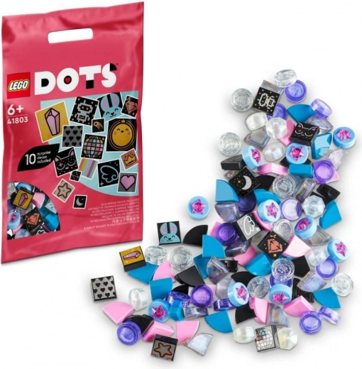 LEGO® DOTS 41803 DOTS priedai – 8 serija – Blizgučiai