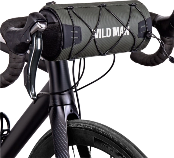 WildMan GX300 vandeniui atsparus krepšys ant dviračio rėmo ir vairo 2 l