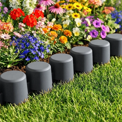 Clean separation of lawn and beds