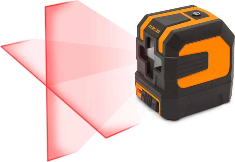 Precise red laser lines