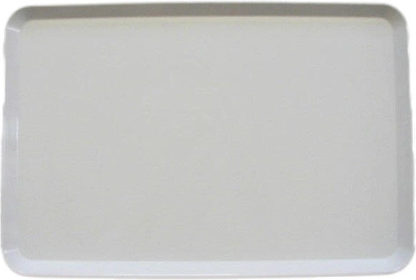 Plastic serving tray 42 × 28 × 2 cm – color mix
