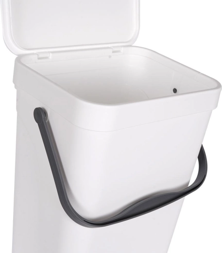Odor-control lid and clean operation