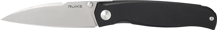 Ruike M662-TZ pocket knife 7.4 cm, black/gray, G10 and titanium
