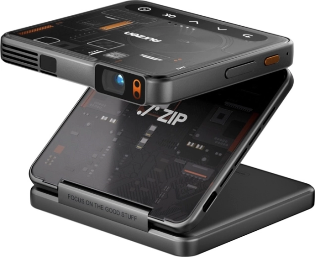 Aurzen ZIP trifold kišeninis DLP projektorius Cyber Edition