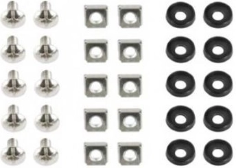 Montavimo varžtas 19'' rack spintoms (50 vnt.)