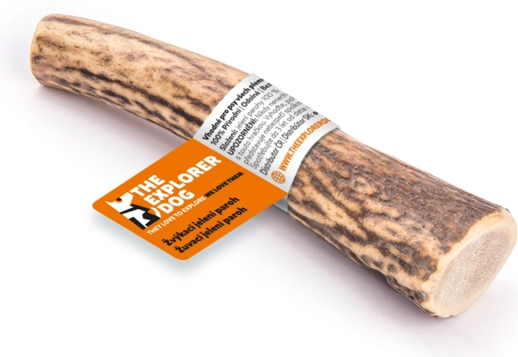 Explorer Dog chewable deer antler for dogs size M, hard