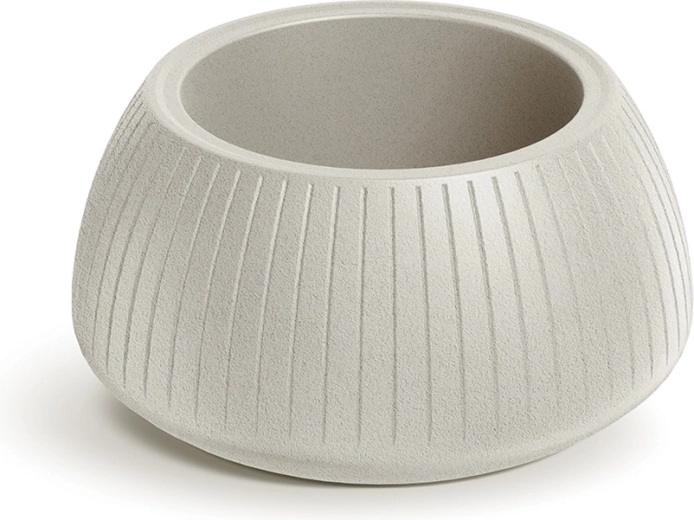 Vazonas Coro Bowl 40 cm, smėlio spalvos
