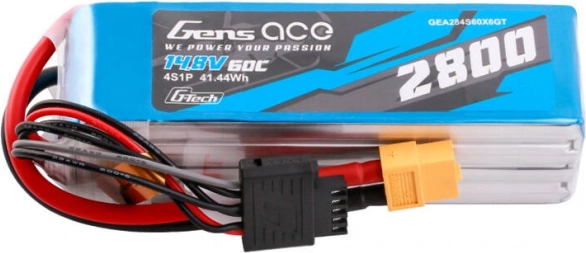 Gens ace G-Tech Soaring 2800mAh 14.8V 60C 4S1P LiPo XT60