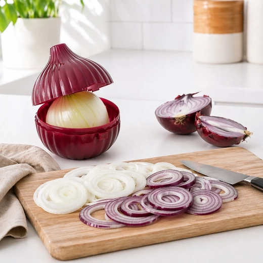 Closable protection for onions