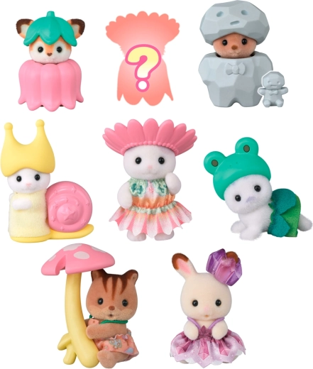 Sylvanian Families baby animals in Forest Fairies costumes – assort