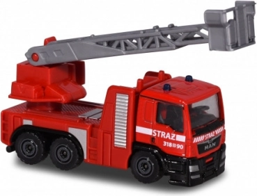 Majorette SOS automobiliai – 7,5 cm metaliniai modeliai su judančiais elementais