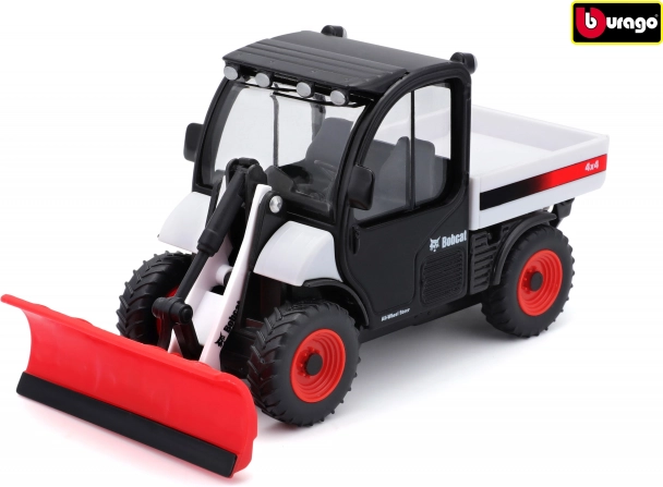 Bburago Farmland Bobcat Toolcat su sniego peiliu 10 cm
