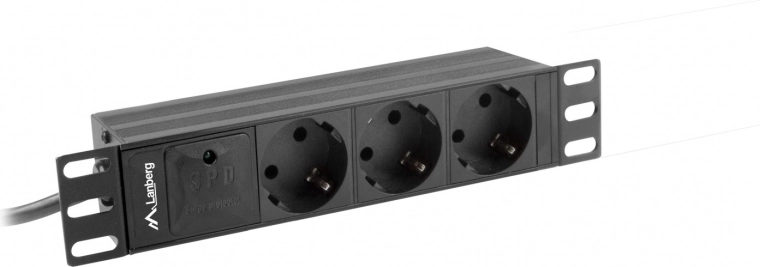 1U installation in a 10″ rack