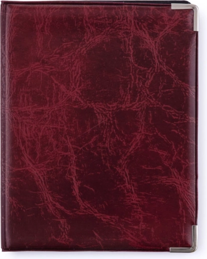 Decorative glossy document holder