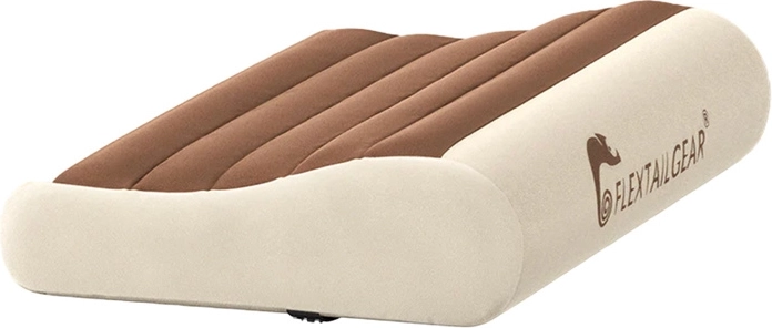 Flextail Zero pillow pripučiamas kelioninis pagalvėlė ruda
