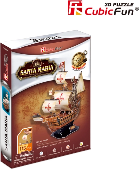 3D Puzzle Ship Santa Maria