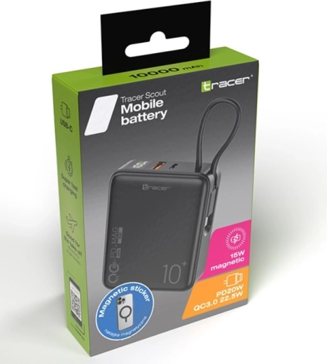 Fast charging PD 20 W and QC 22.5 W