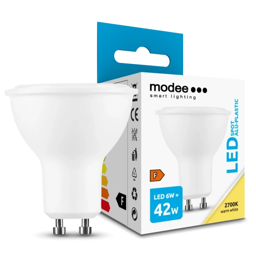 LED lemputė GU10 6 W 550 lm šilta balta MODEE LIGHTING
