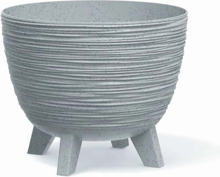 Furu Planter 23.6 cm light grey on legs