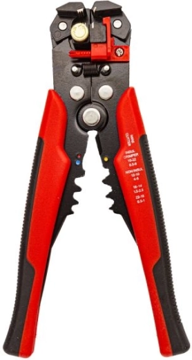 Professional wire stripping pliers for cables with crimping and cutter