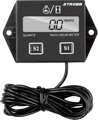 Accurate measurement of engine hours and RPM