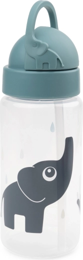 Done by Deer gertuvė su šiaudeliu Elphee mėlyna 350 ml