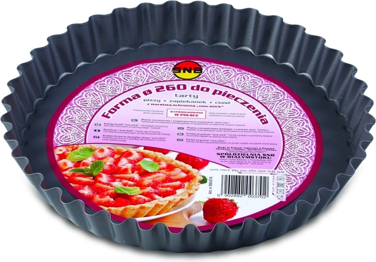 Nelipni kepimo forma tartui ir picai 26 cm pilka