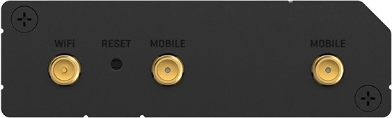 Clearly labeled ports and RESET for quick service