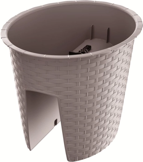 Ratolla Oval Railing Planter 29.8 cm mocha