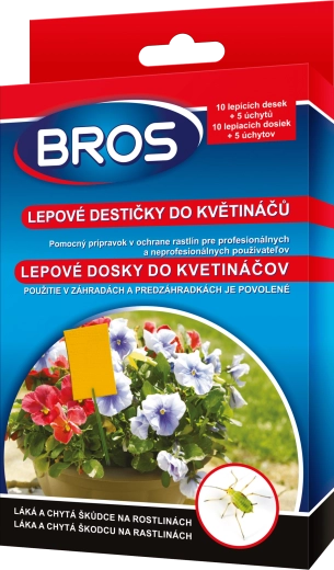 BROS lipnios plokštelės vazonams 10 vnt.