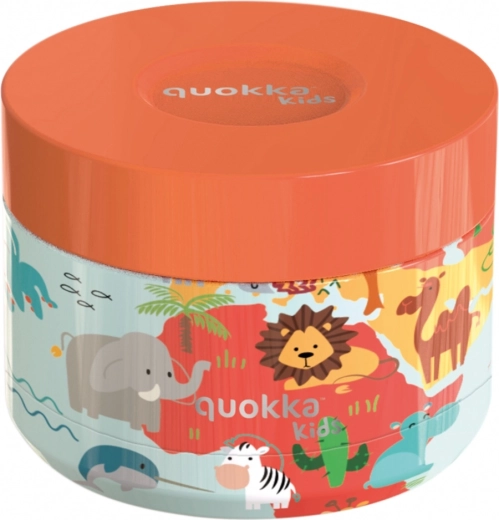 Stainless steel food thermos container Quokka Whim Map of Life 360 ml