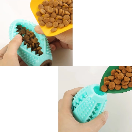 Skanėstų dozatorius motyvacijai ir lėtesniam maitinimui