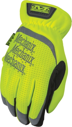 Darbinės pirštinės Mechanix FastFit Hi‑Viz, geltonos, dydis L