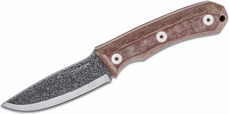 Condor Mountain P.A.S.S. Carry universal knife 8.9 cm, brown, Micarta, leather sheath