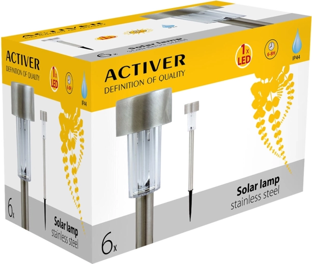 Solar operation and IP44 resistance